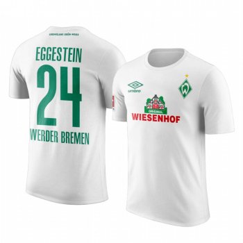 Men's Johannes Eggestein Werder Bremen Away Team Logo Short Sleeve T-Shirt