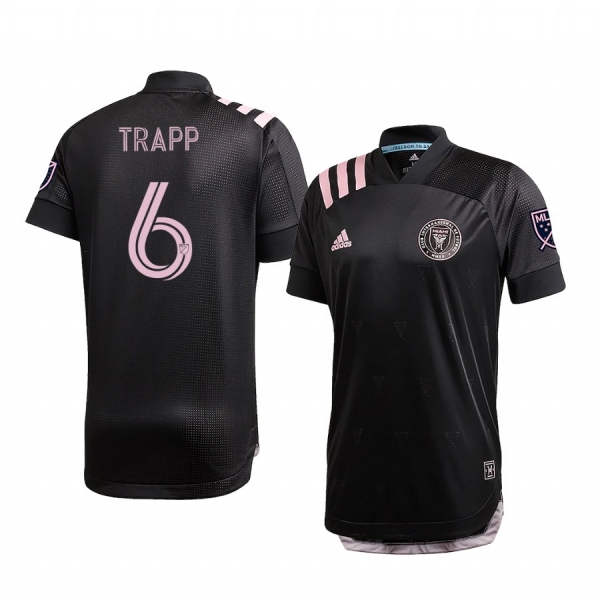 Wil Trapp Inter Miami Black 2020 Inaugural Away Men's Authentic Short Sleeve Jersey