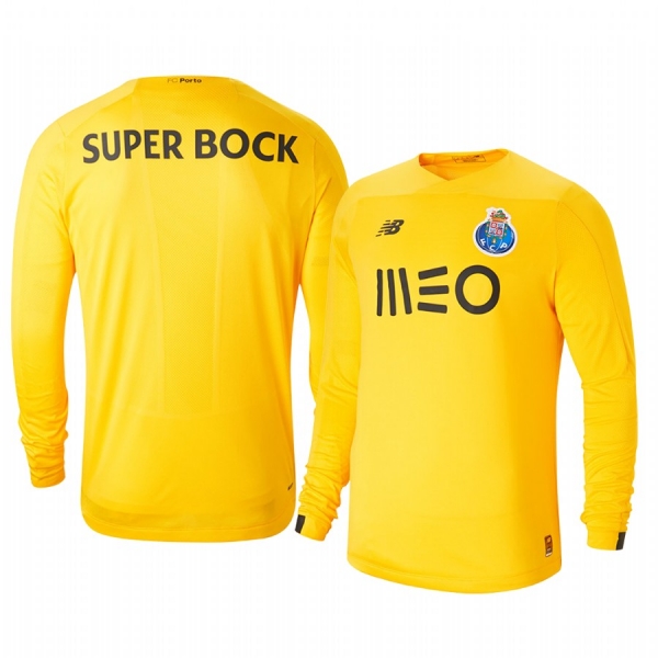 Porto Yellow Goalkeeper Third Jersey 19-20 Men's