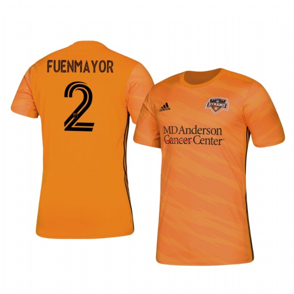 Alejandro Fuenmayor Houston Dynamo 2020-21 Home Men's Orange Short Sleeve Jersey