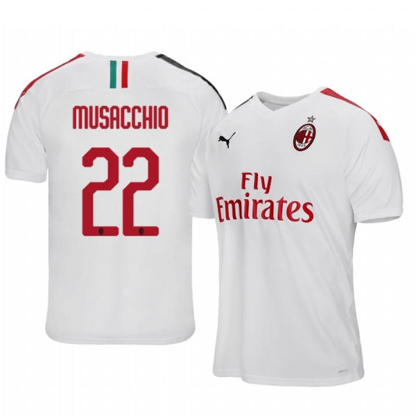 Mateo Musacchio AC Milan 19-20 Away Short Sleeve Jersey