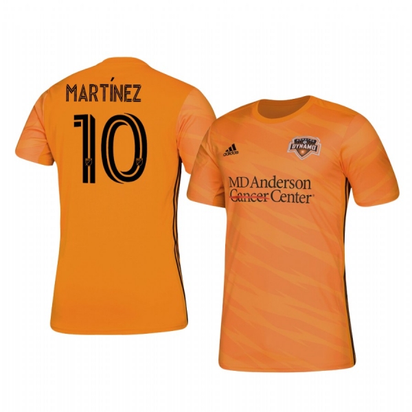 Tomás Martínez Houston Dynamo 2020-21 Home Men's Orange Short Sleeve Jersey