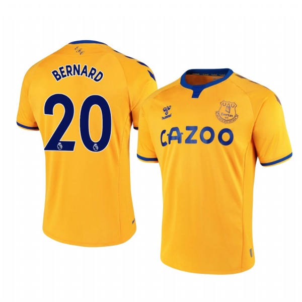 Bernard Everton 2020-21 Away Men's Yellow Short Sleeve Jersey