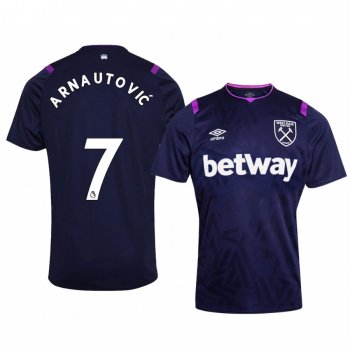 West Ham United Marko Arnautovic Men's Jersey Alternate Third 19-20