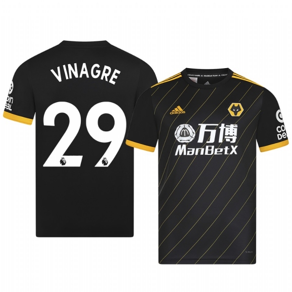 Ruben Vinagre Wolverhampton Wanderers Away Men's Short Sleeve Jersey 19-20