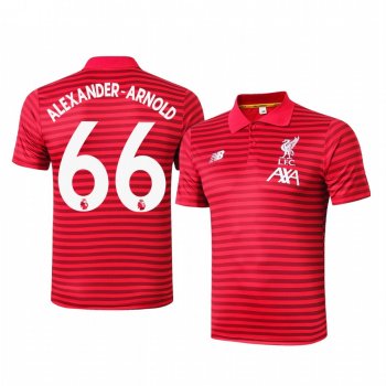 Trent Alexander-Arnold Liverpool Men's Red Stripe Classic Polo