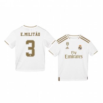 Youth Eder Militao Real Madrid Home Jersey 19-20