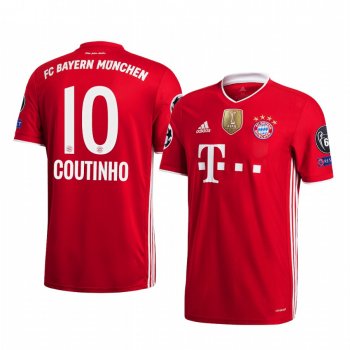 FC Bayern Munich Red 2020 UEFA Champions of Europe 6-Time Winner Patch Jersey