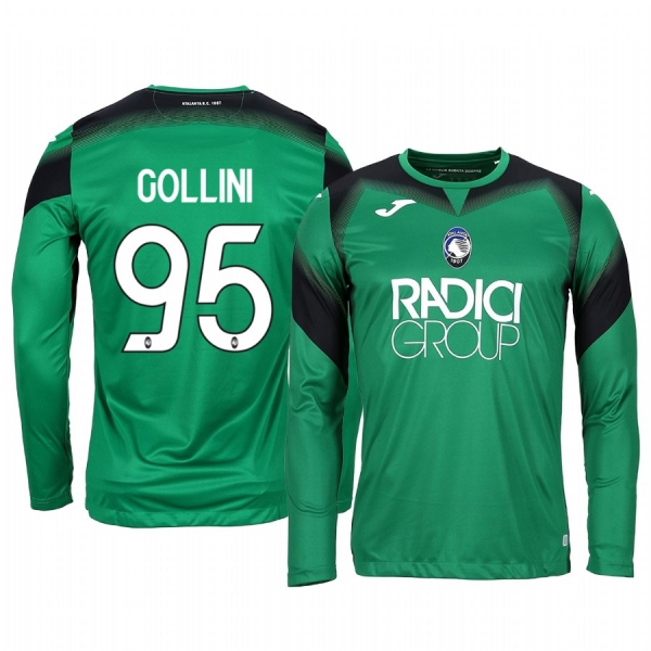 19-20 Atalanta Pierluigi Gollini Green Goalkeeper Long Sleeve Jersey Men's