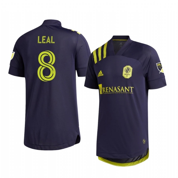 Nashville SC Randall Leal Away Men's Authentic Short Sleeve Jersey 2020