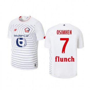 Youth Lille OSC Victor Osimhen White Third Short Sleeve Jersey 19-20