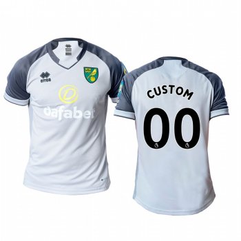 Norwich City Custom Gray Goalkeeper Away Jersey 19-20 Men's