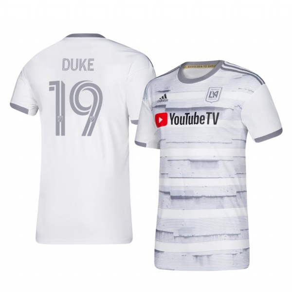 Bryce Duke Los Angeles FC 2020-21 Away Men's White Short Sleeve Jersey