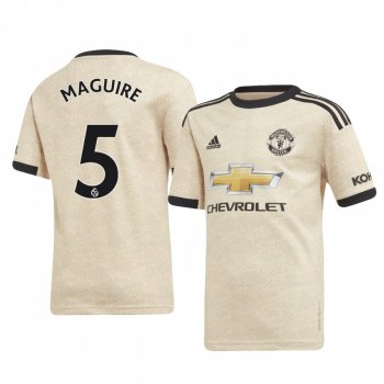 Youth Harry Maguire Manchester United Away Short Sleeve Jersey 19-20