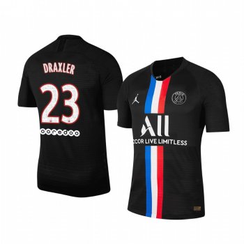 Julian Draxler Paris Saint-Germain 19/20 Black Fourth official Jersey Men's