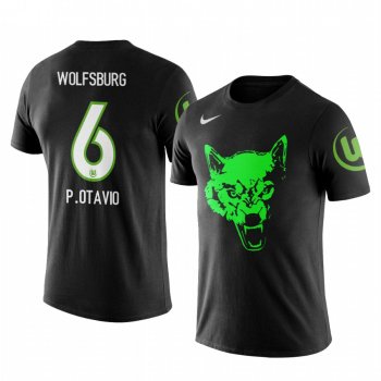 Men's Paulo Otavio VfL Wolfsburg Team Logo Personalize Short Sleeve T-shirt