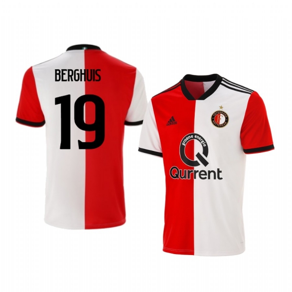 Men's Steven Berghuis Feyenoord 18-19 Home Jersey