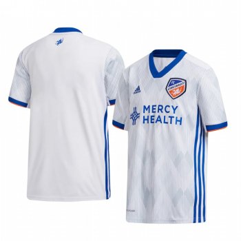 Youth FC Cincinnati 2020-21 Away White Short Sleeve Jersey