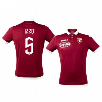 Men's Armando Izzo Torino 19-20 Home Jersey