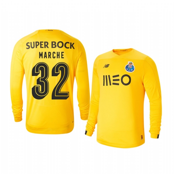 Youth Porto Agustin Marchesin Yellow Goalkeeper Third Jersey 19-20