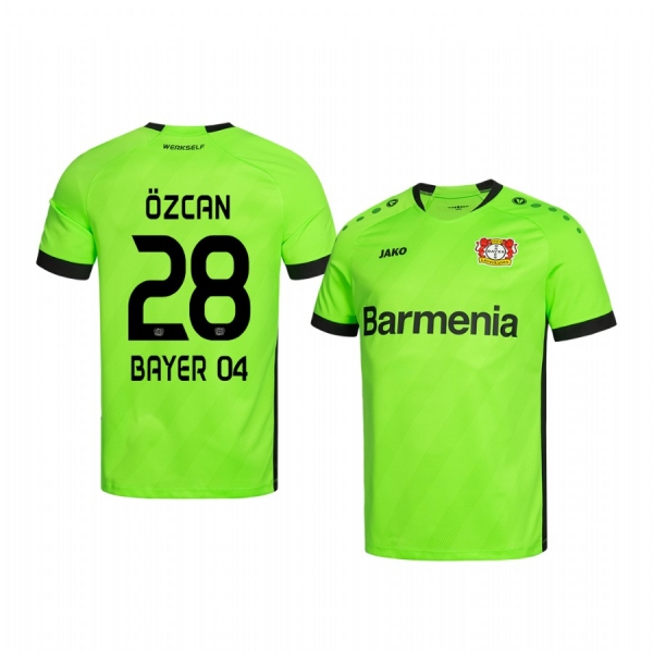 Youth 19-20 Bayer Leverkusen Ramazan Ozcan Green Goalkeeper Official Jersey