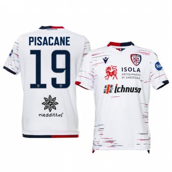 Cagliari Calcio Fabio Pisacane 19-20 Away Men's Short Sleeve Jersey