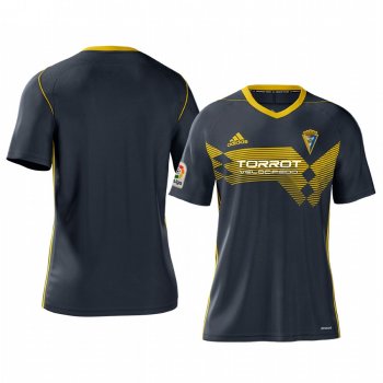 Cadiz CF Away Navy Short Sleeve Jersey