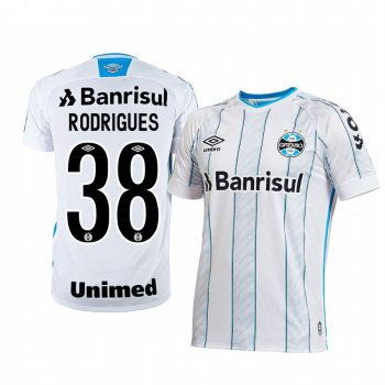 Gremio Rodrigues 2020-21 Away Men's White Short Sleeve Jersey