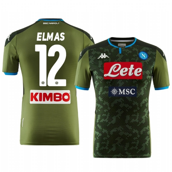 Elif Elmas SSC Napoli 19-20 Away Short Sleeve Jersey