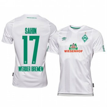 Werder Bremen Nuri Şahin White Away Jersey 19-20 Men's