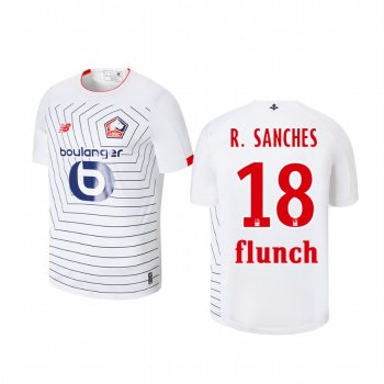 Youth Lille OSC Renato Sanches White Third Short Sleeve Jersey 19-20