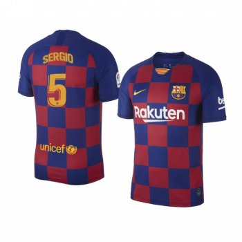 Sergio Busquets Barcelona Home Men's Jersey 19-20