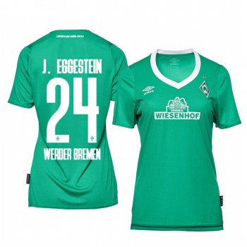 Women's Werder Bremen Johannes Eggestein Home Jersey 19-20