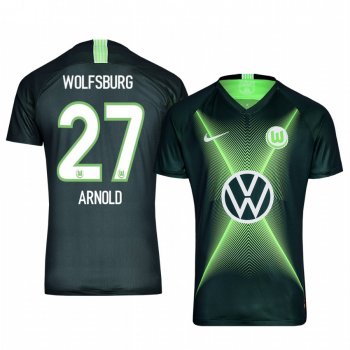 Men's VfL Wolfsburg Maximilian Arnold Home Jersey 19-20