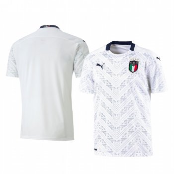 Italy 2020 White Away Men's Short Sleeve Jersey