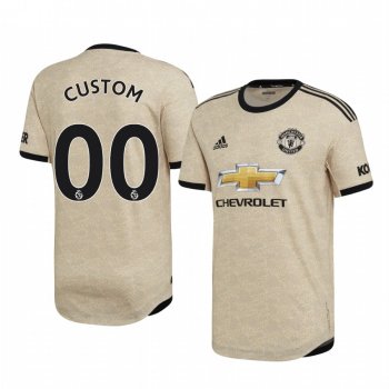 Custom Manchester United Away Men's Short Sleeve Jersey 19-20