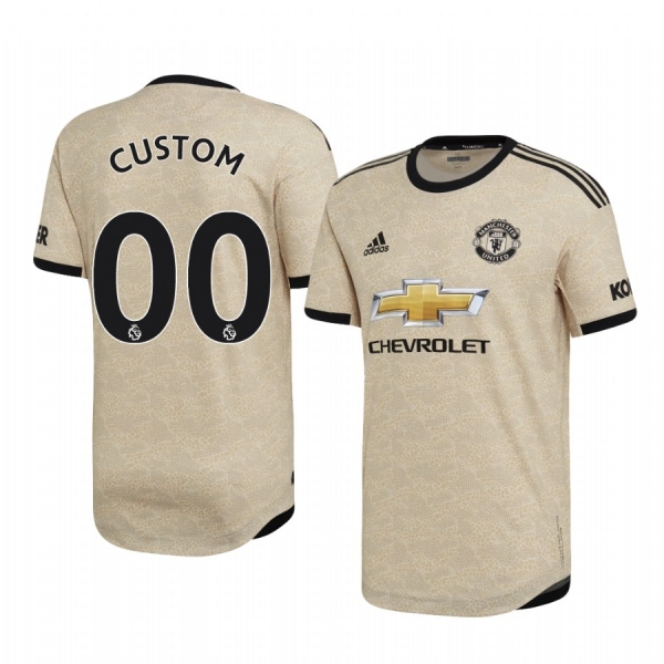 Custom Manchester United Away Men's Short Sleeve Jersey 19-20