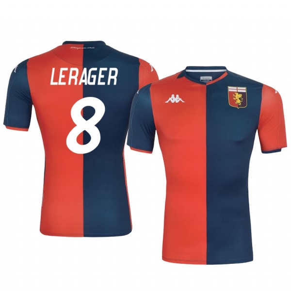 Genoa Lukas Lerager 19-20 Home Men's Short Sleeve Jersey