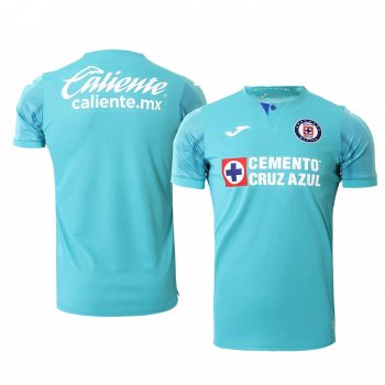 Cruz Azul 19-20 Third Men's Light Blue Official Short Sleeve Jersey