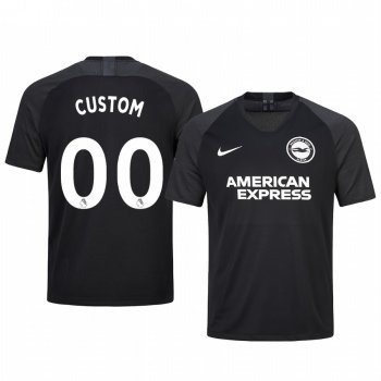 Custom Brighton and Hove Albion Away Men's Short Sleeve Jersey 19-20