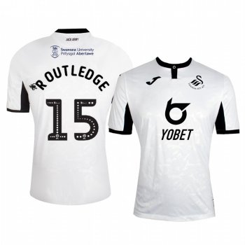 Swansea City Wayne Routledge Home Men's Jersey 19-20