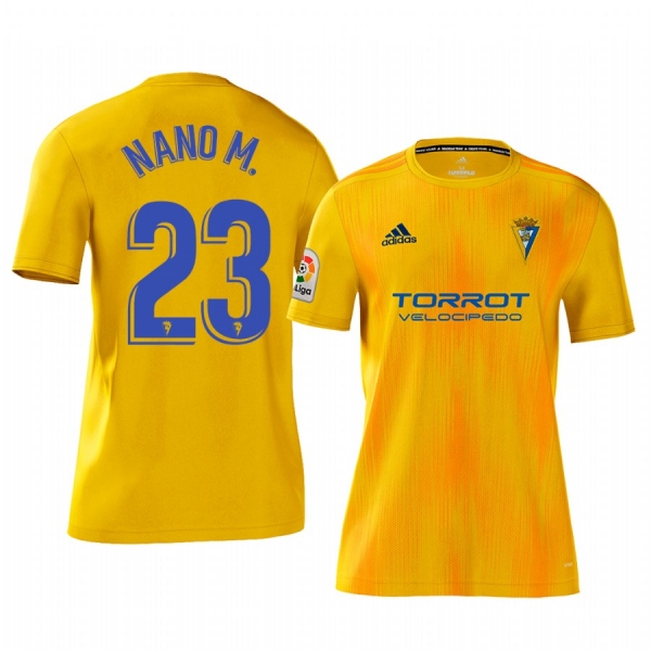 Nano Mesa Cadiz CF Home Yellow Short Sleeve Jersey