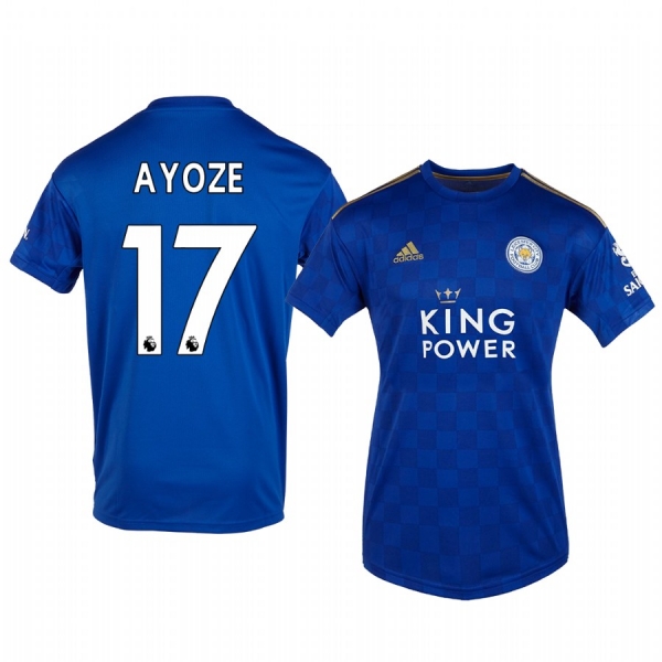 Women's Ayoze Pérez Leicester City Home Short Sleeve Jersey 19-20