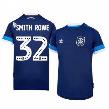 Huddersfield Town Emile Smith Rowe 19-20 Away Men's Navy Short Sleeve Jersey