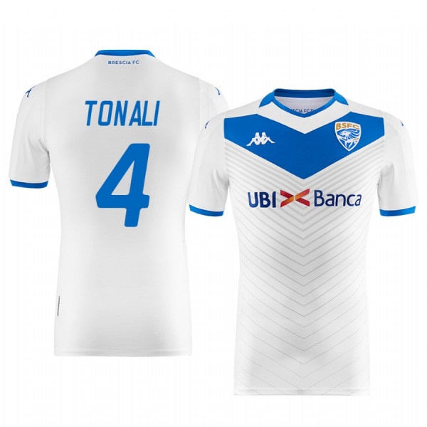 Sandro Tonali Brescia Calcio 19-20 Away Short Sleeve Jersey