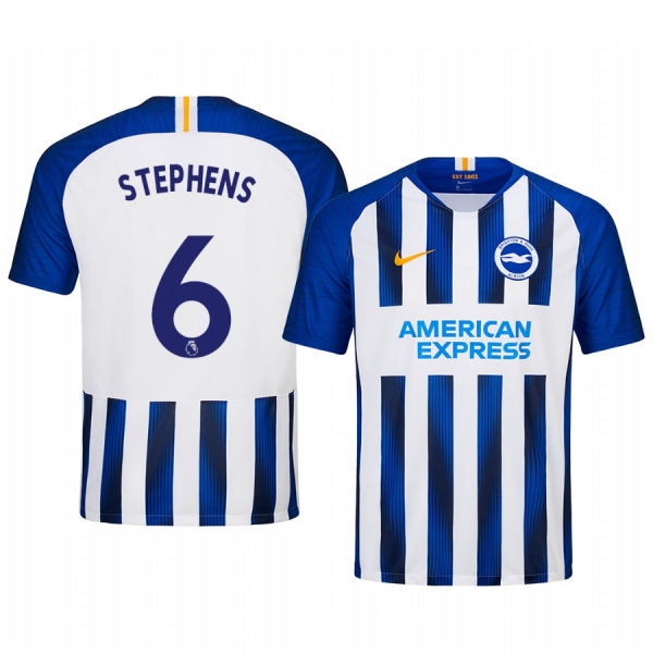 Men's Dale Stephens Brighton and Hove Albion Home Short Sleeve Jersey 19-20