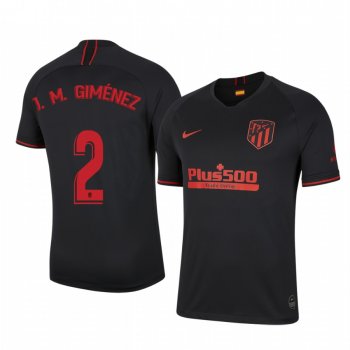 Atletico de Madrid José Giménez Away Short Sleeve Jersey 19-20