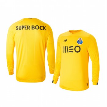 Youth Porto Yellow Goalkeeper Third Jersey 19-20