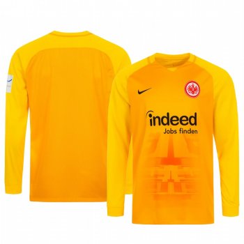 19-20 Eintracht Frankfurt Orange Goalkeeper Long Sleeve Jersey Men's