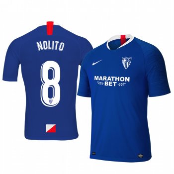 Nolito Sevilla 19-20 Third Men's Blue Short Sleeve Jersey